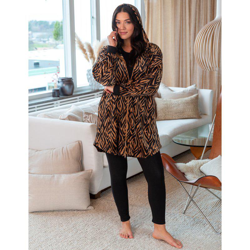 Zebra mönstrad kofta från Trofe 45208