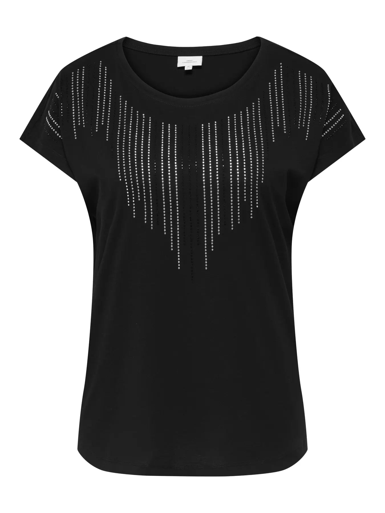 Svart T-shirt med bling från Carmakoma 15329440