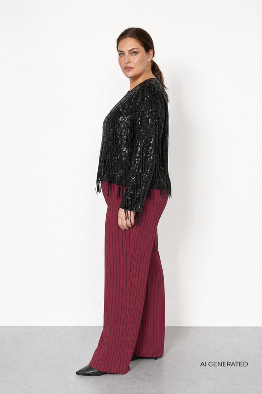 Festlig blus från Wasabi 500249