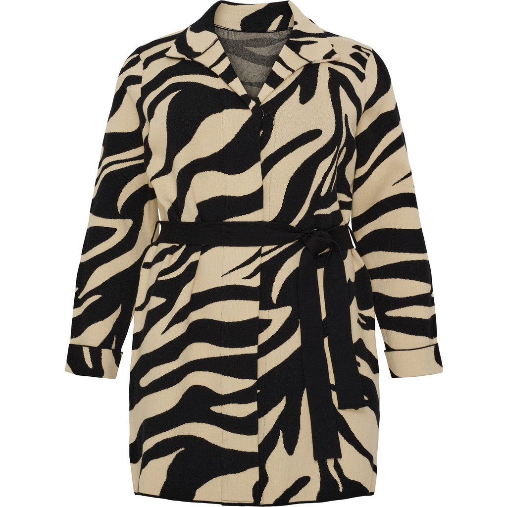 Zebra mönstrad kofta från NR 1 BY OX 63119