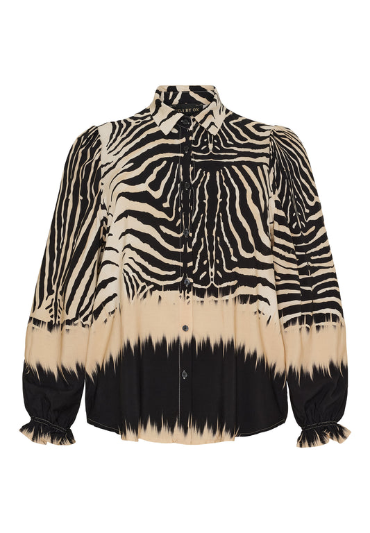 Zebra mönstrad blus från NR 1 BY OX 63245