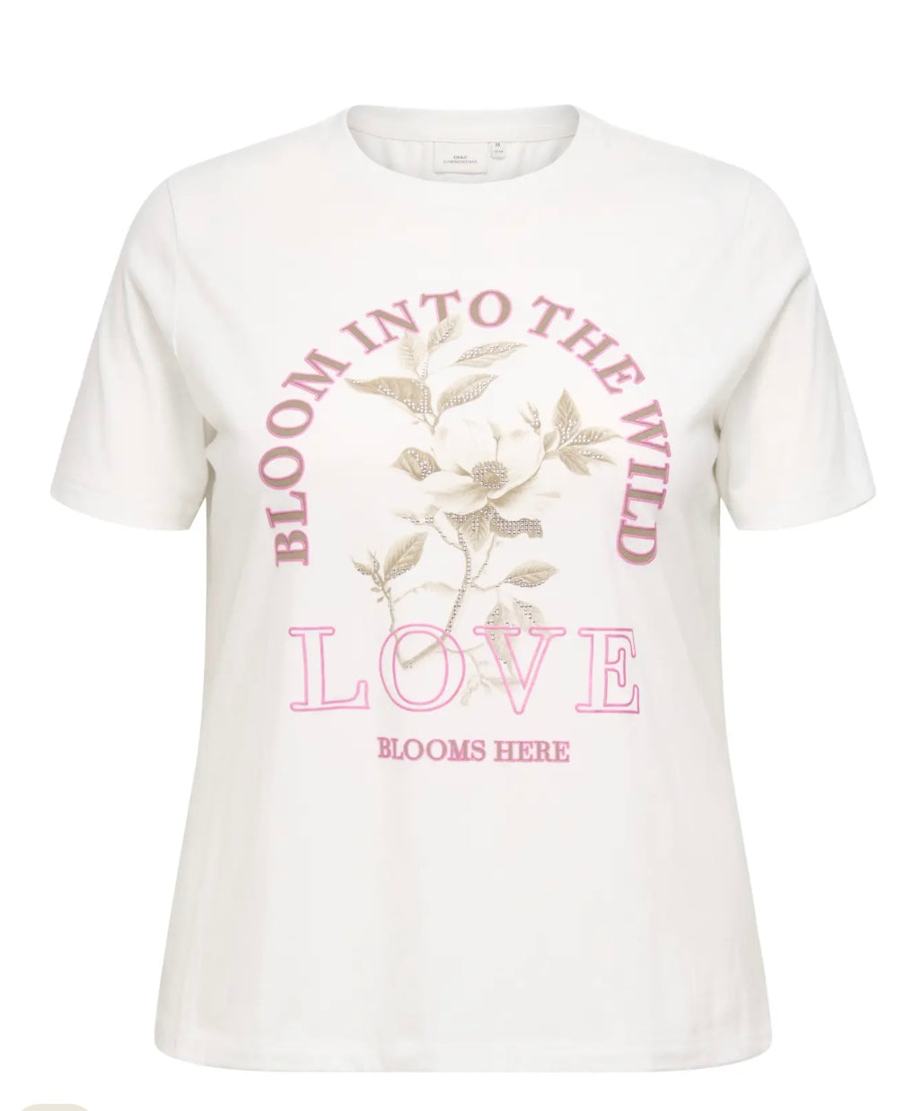 Vit T-shirt från Carmakoma 15353379