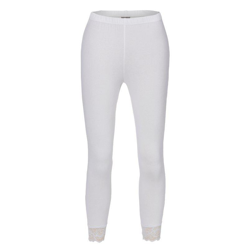 Korta leggings med spets från Trofe 76121
