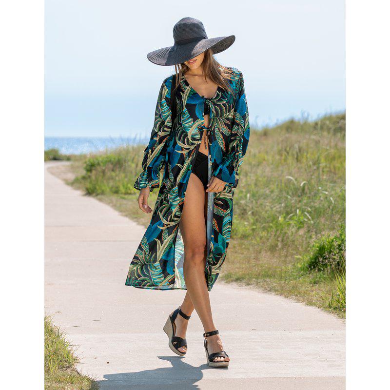 Mönstrad Kimono från Trofe 76132