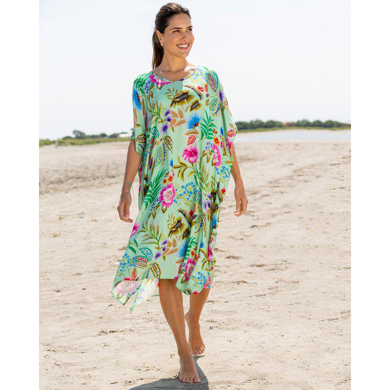 Blommig kaftan från Trofe 76138
