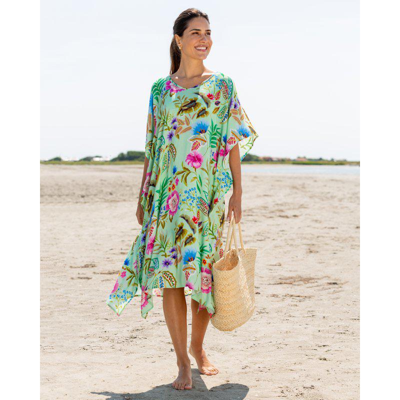 Blommig kaftan från Trofe 76138