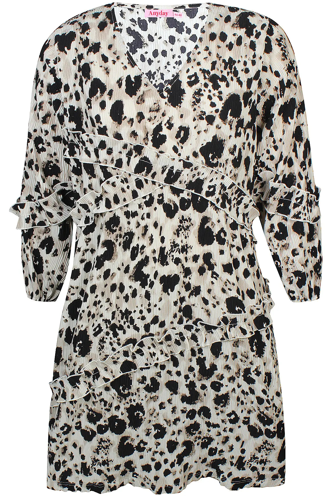 Plisserad klänning från Anyday 800313