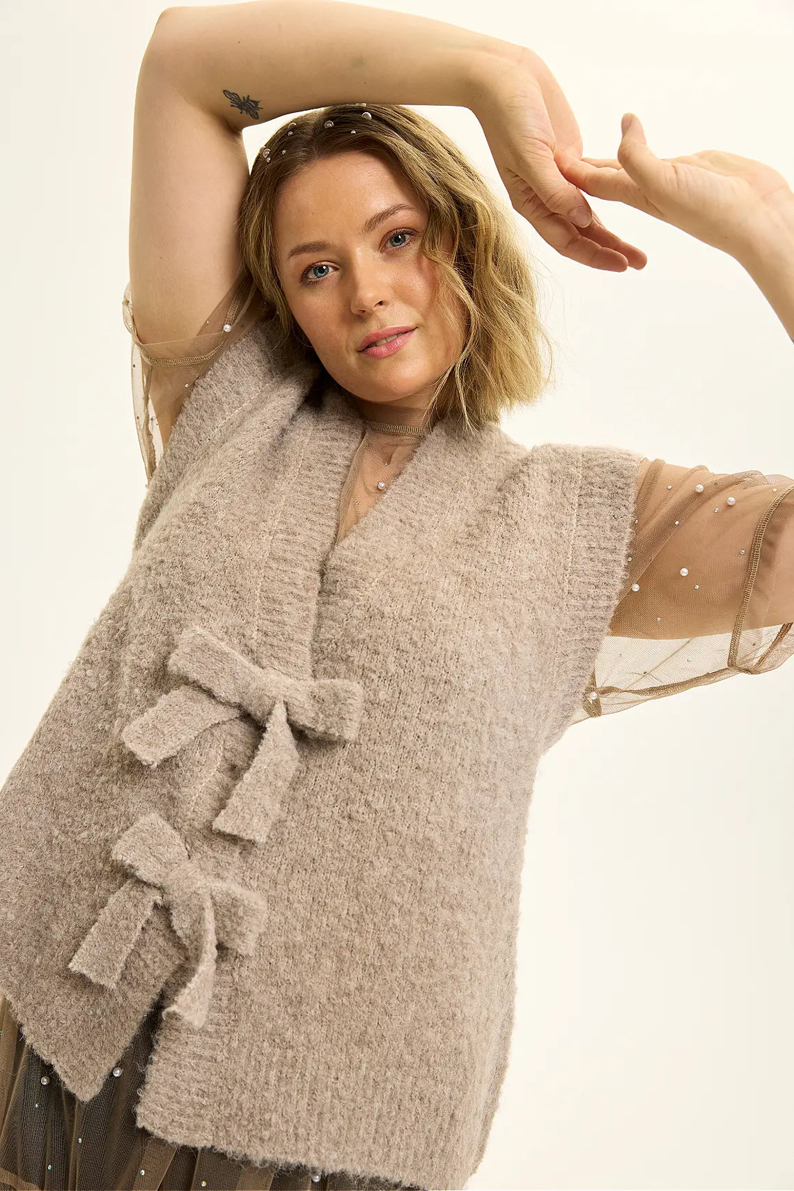 Beige väst från ANYDAY 800362