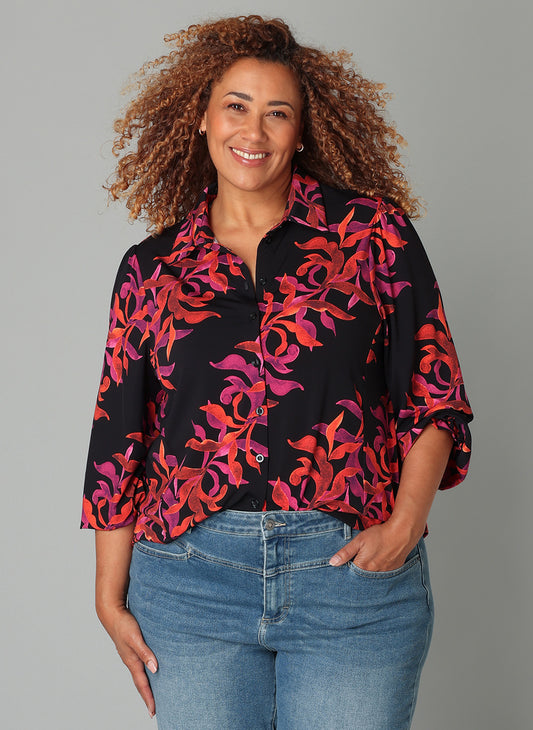 Mönstrad skjorta från Colletta 9000612