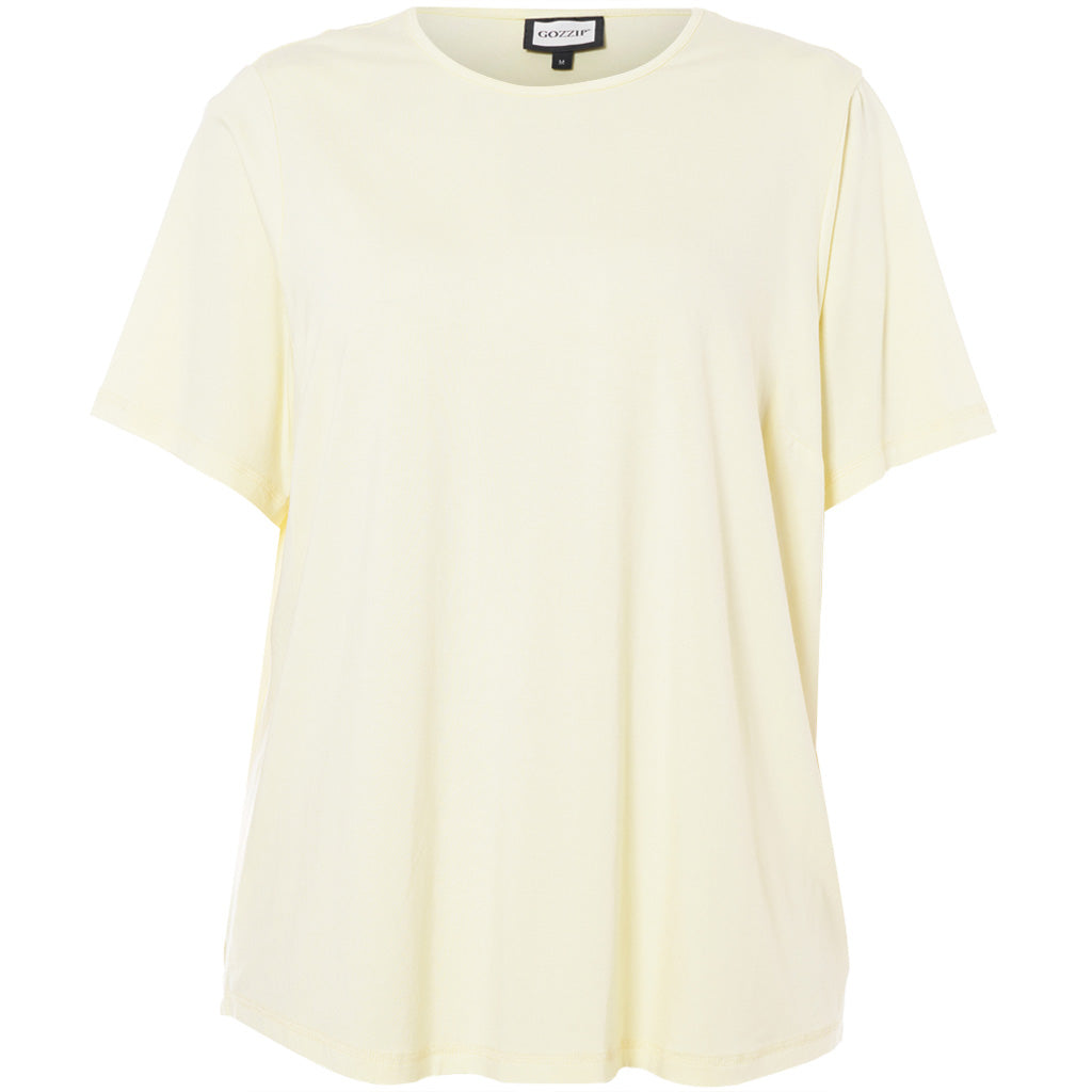 Ljusgul Gitte T-shirt från Gozzip 9905
