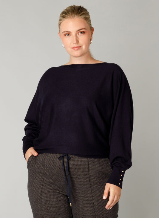 Marinblå tröja från Yesta A005730