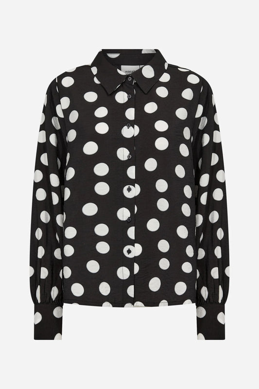 Prickig blus från Wasabi W10866