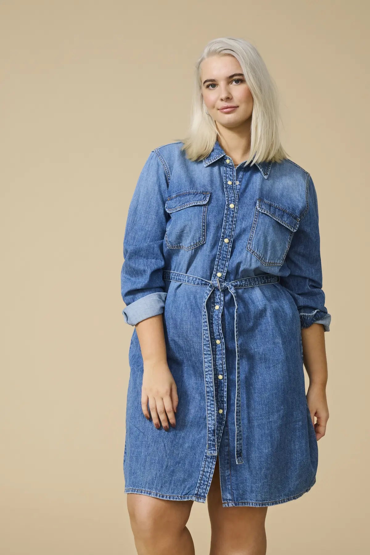 Lång jeans skjorta från Carmakoma 15328541