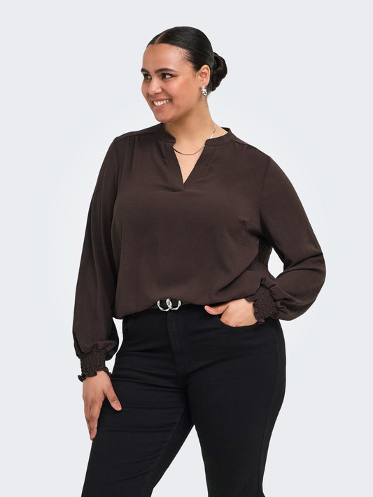 Brun blus från Carmakoma 15285157