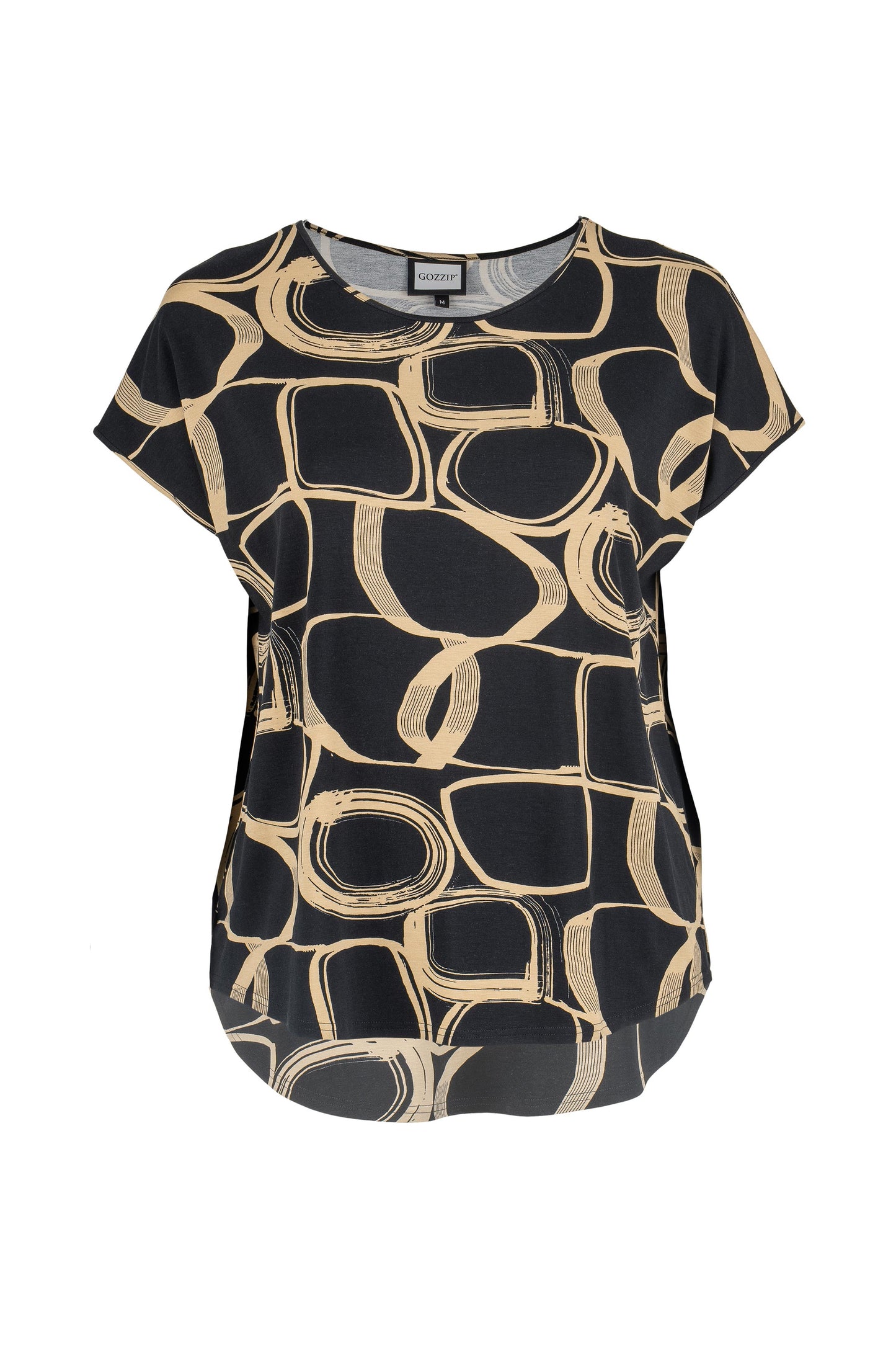 Gitte T-shirt med snyggt print G246028