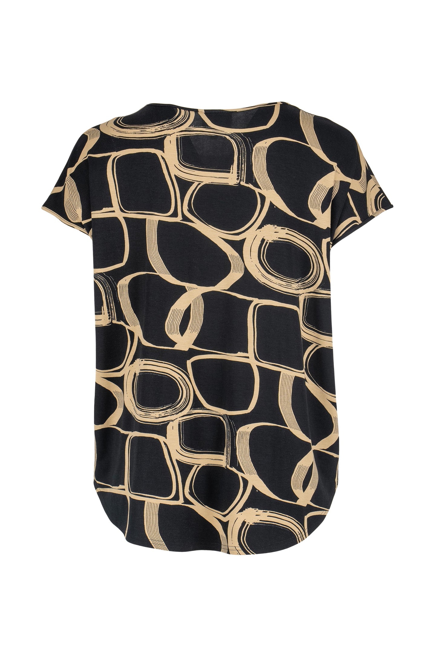 Gitte T-shirt med snyggt print G246028