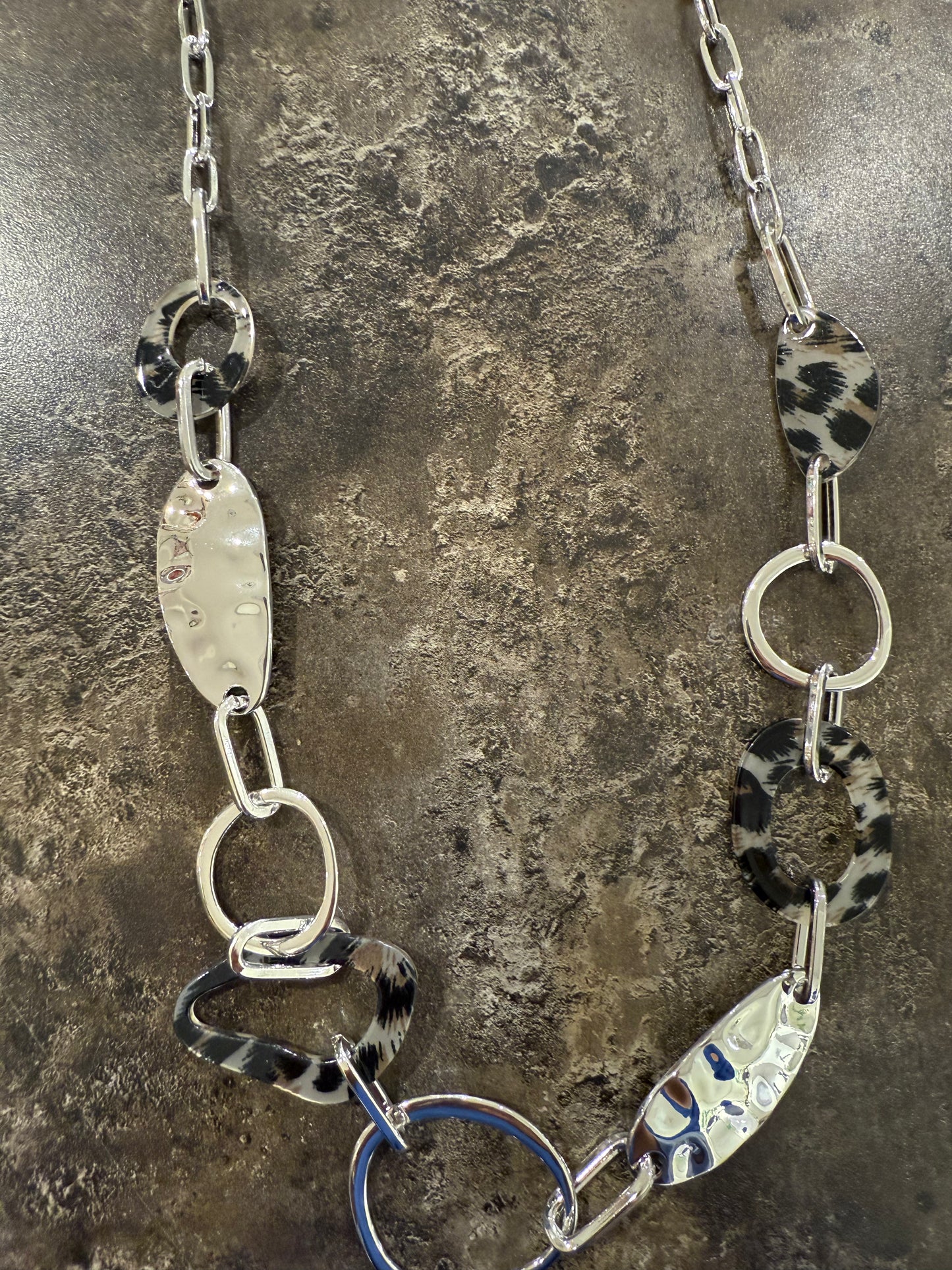 Leopard mönstrat halsband 99-00