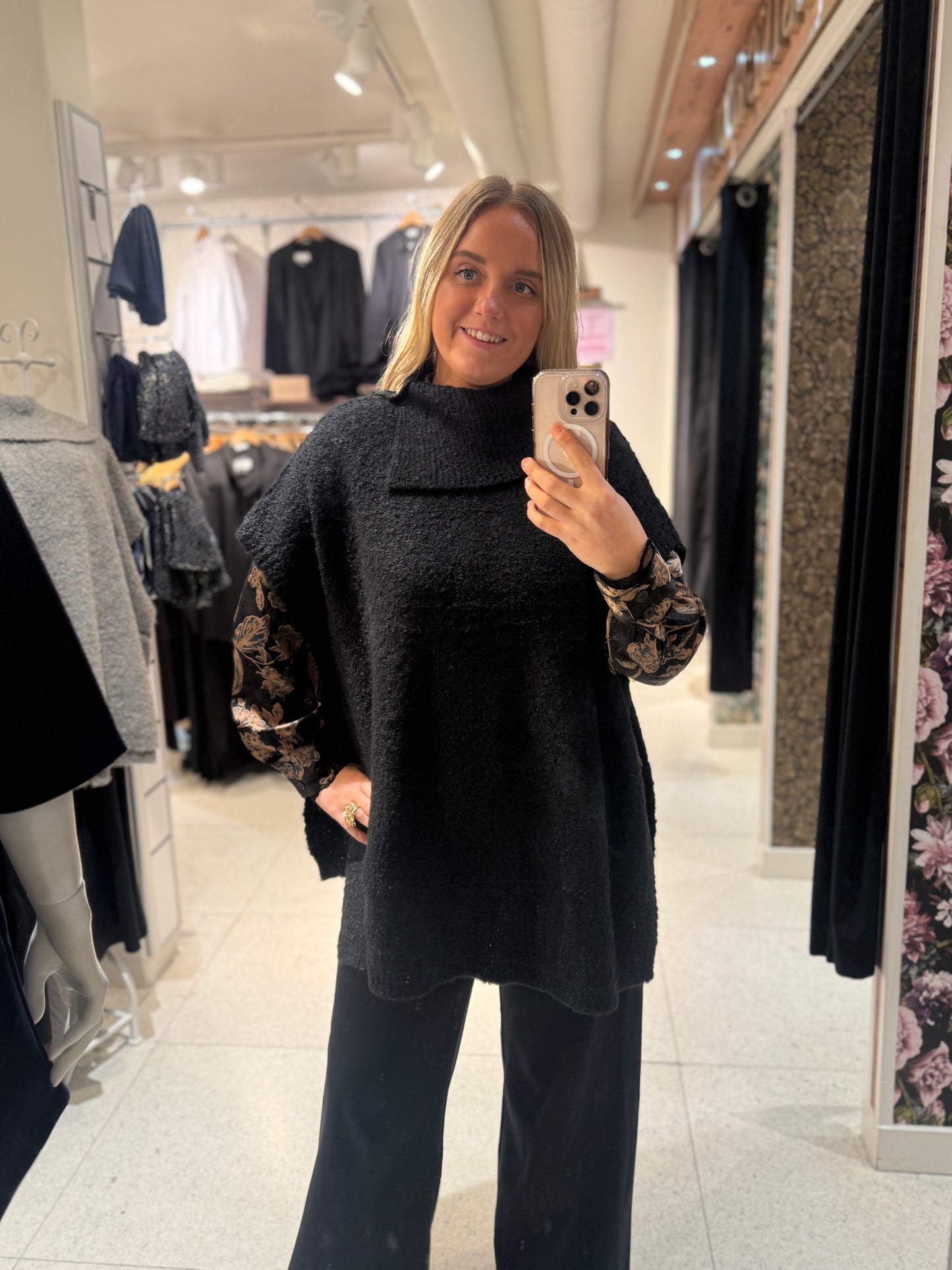 Mysig poncho från Ciso 40061