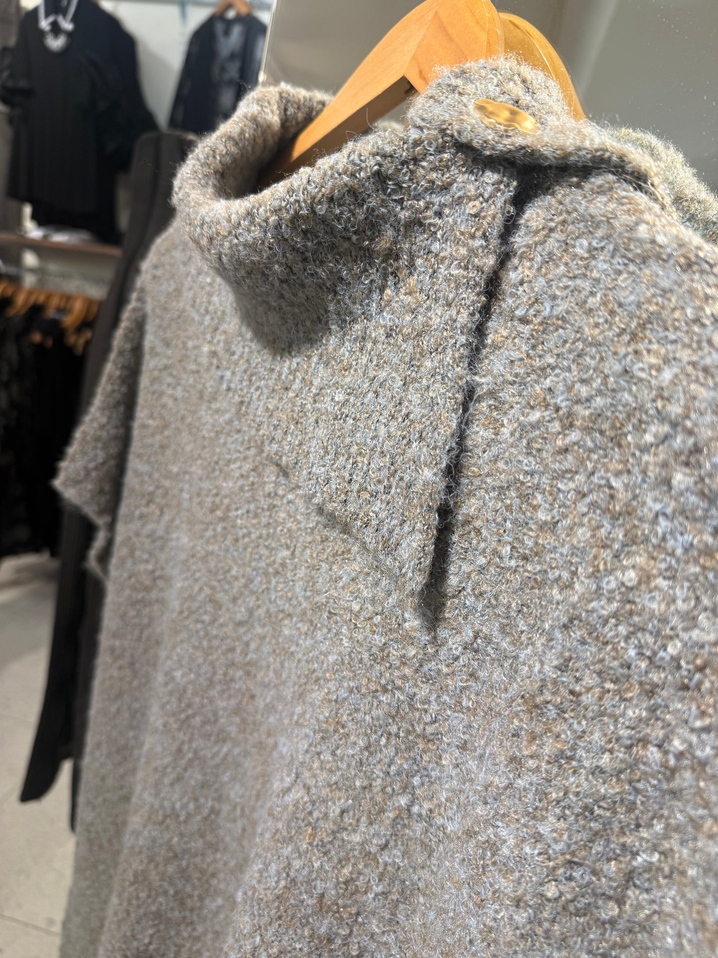 Mysig poncho från Ciso 40061