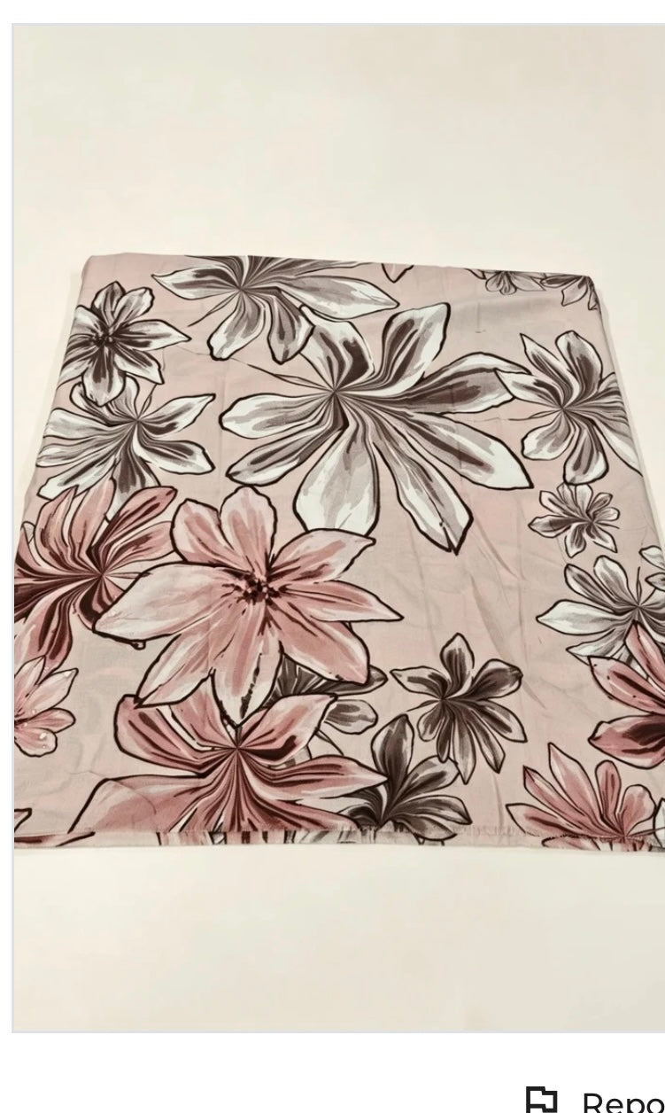 Blommig scarf CH31