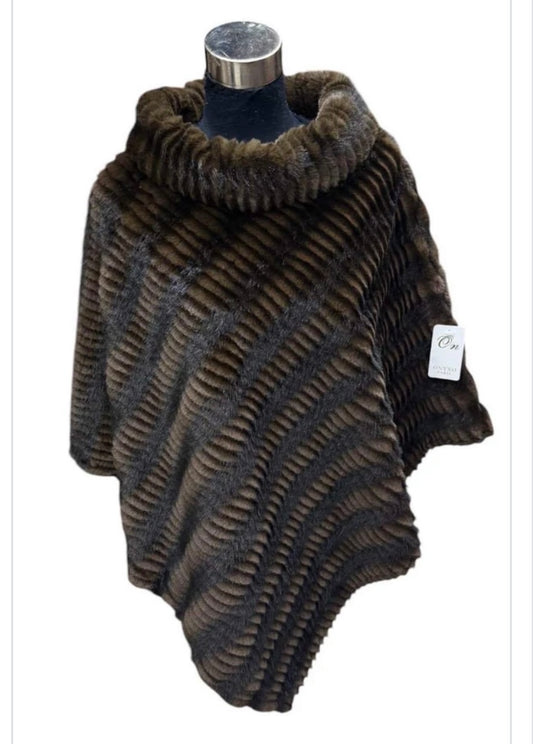 Päls poncho