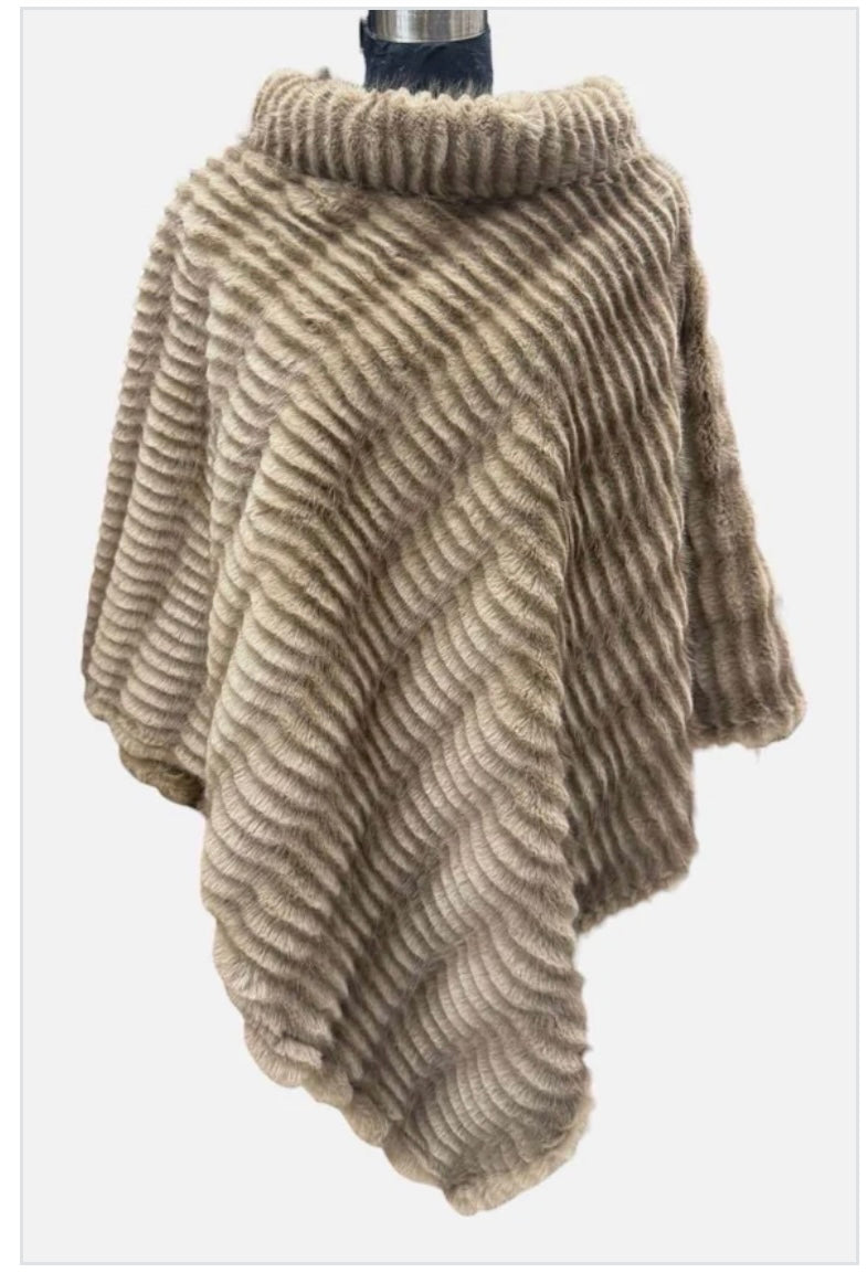 Päls poncho