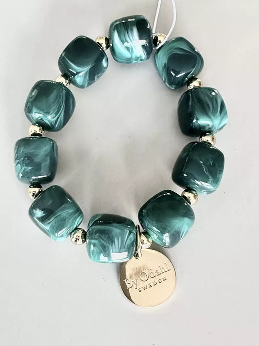 Grönt armband från By Odahl A10-7