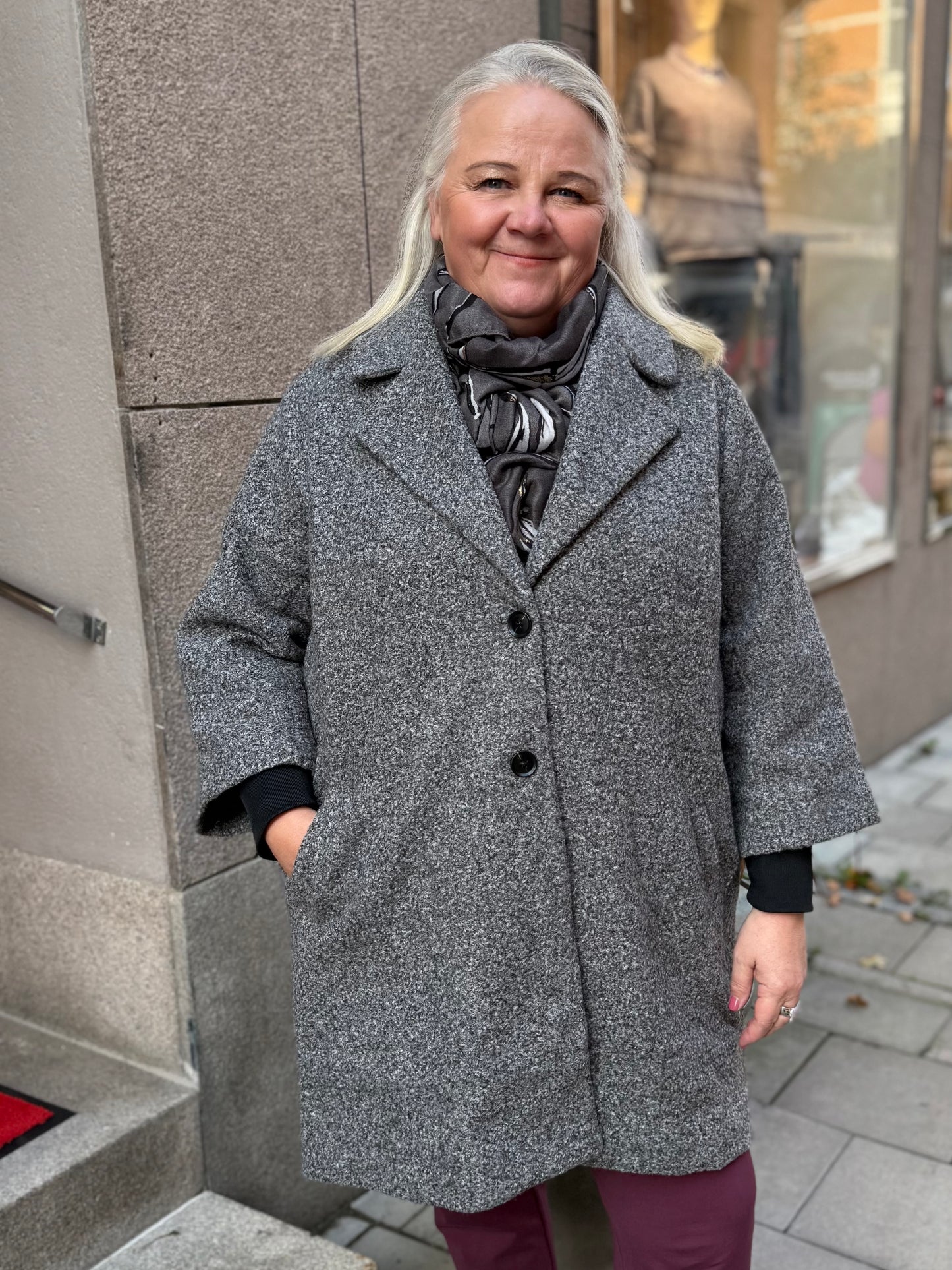 Grå kappa från Zhenzi 200870