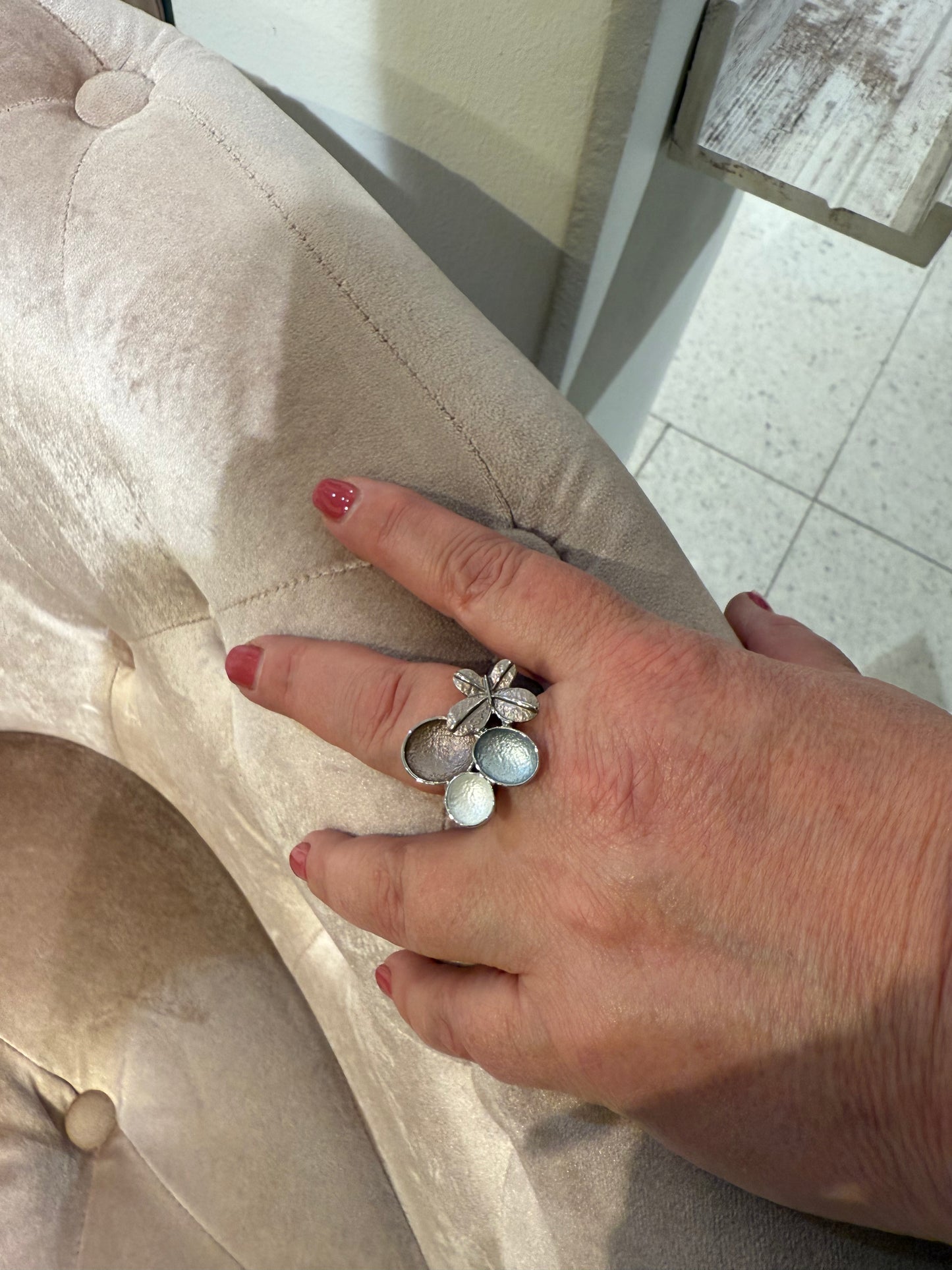 Ring med resår från Angel by Clair 28995