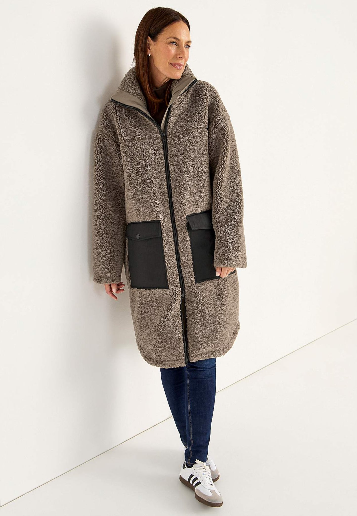 Lång fleece jacka från Cellbes 617878