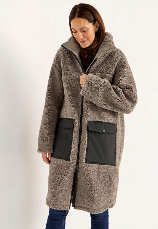 Lång fleece jacka från Cellbes 617878