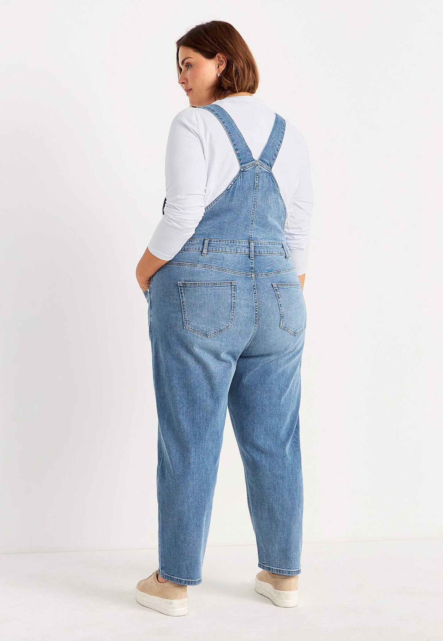 Hängselbyxa i denim från Cellbes 618613