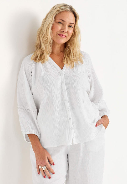 Vit blus från Cellbes 701523