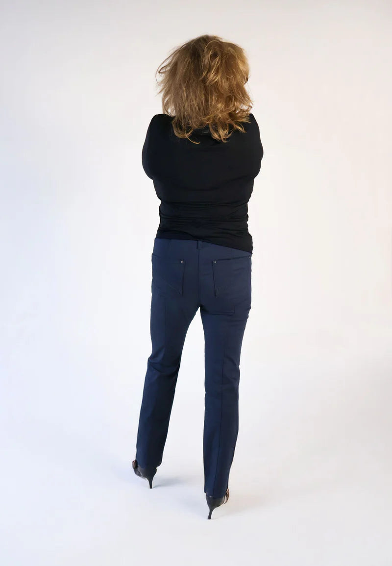 Marinblå byxa från Laurie 101198