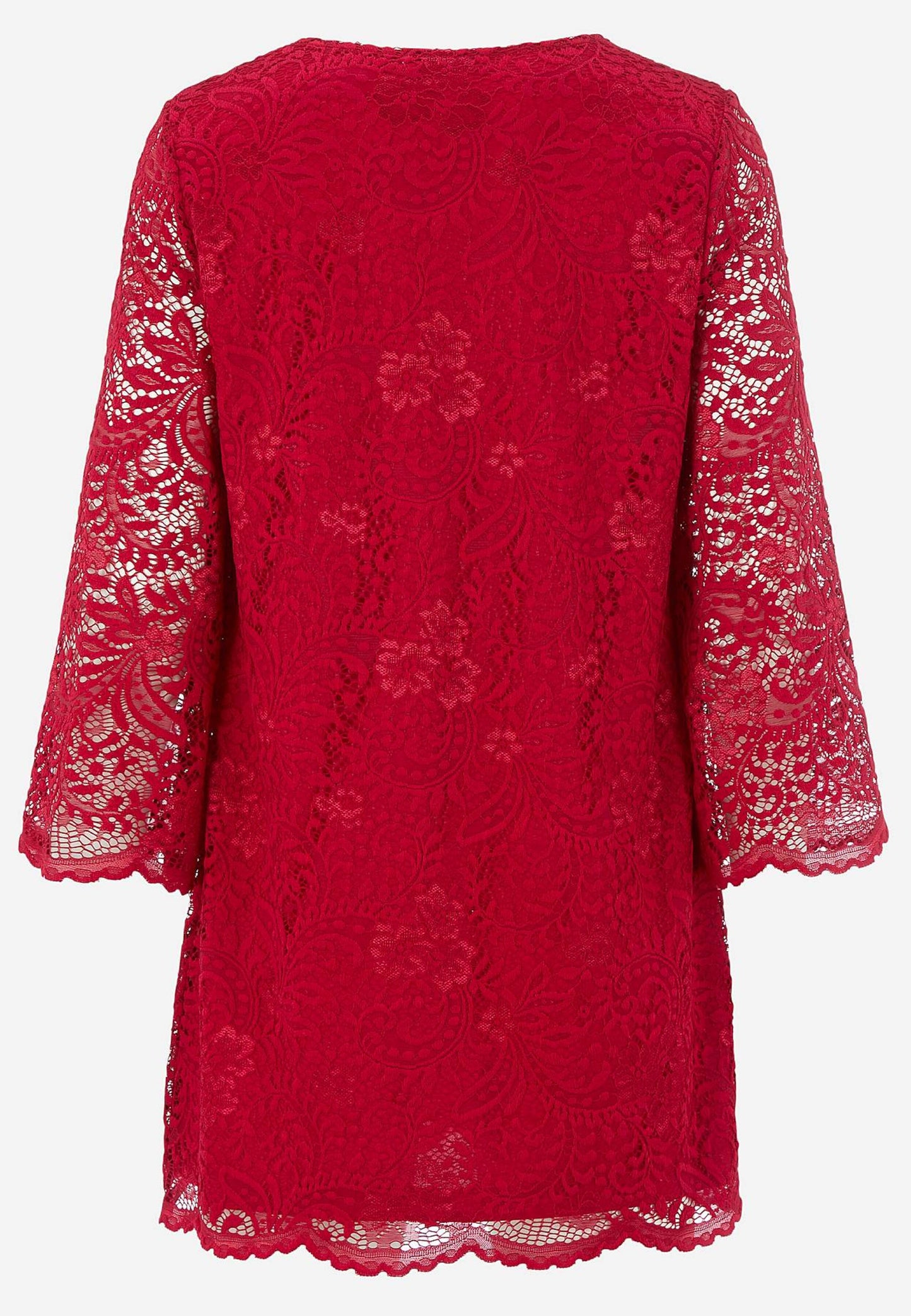 Röd spets topp/tunika från Cellbes 618155