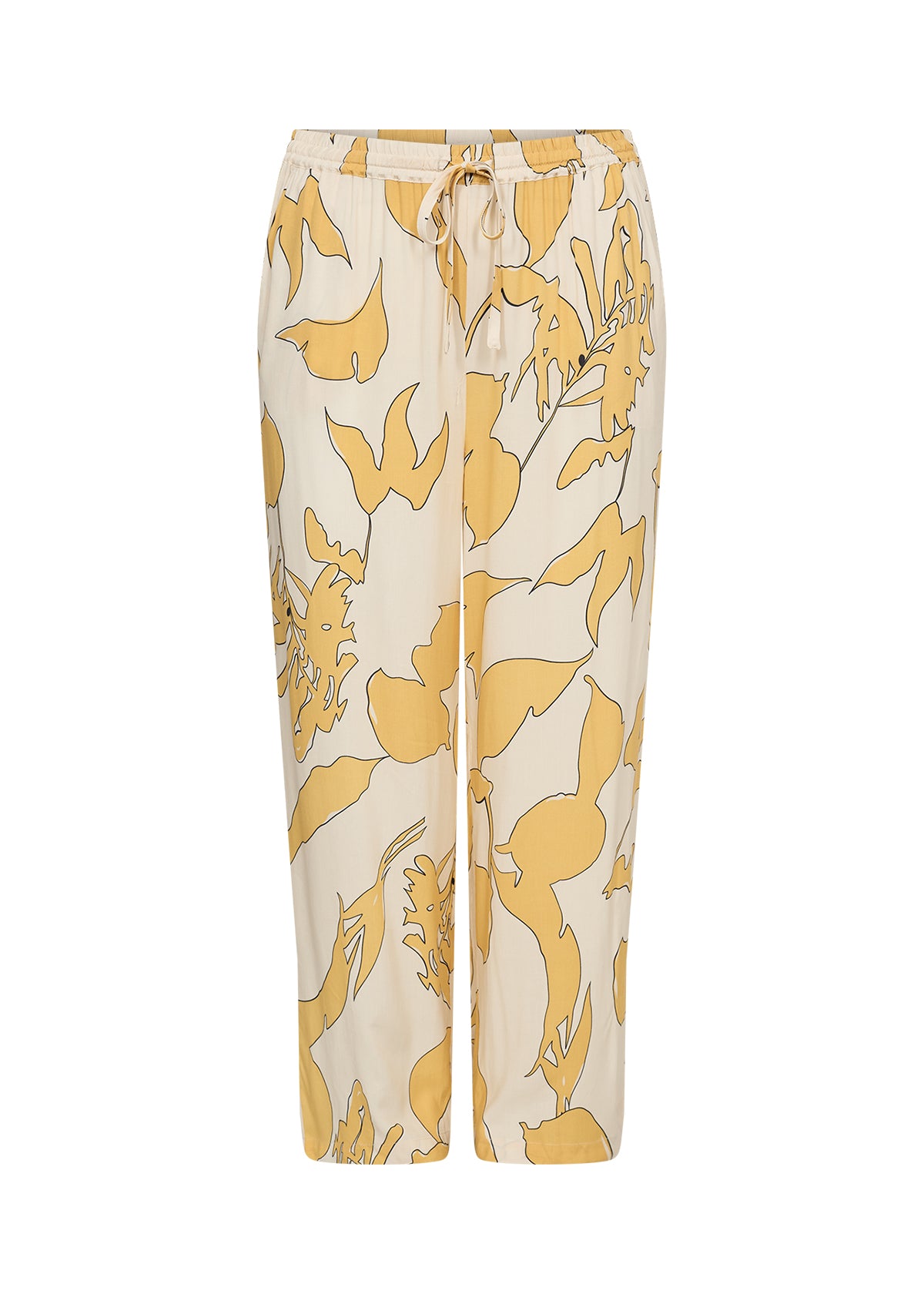 Gul mönstrad vid byxa från Wasabi W10207