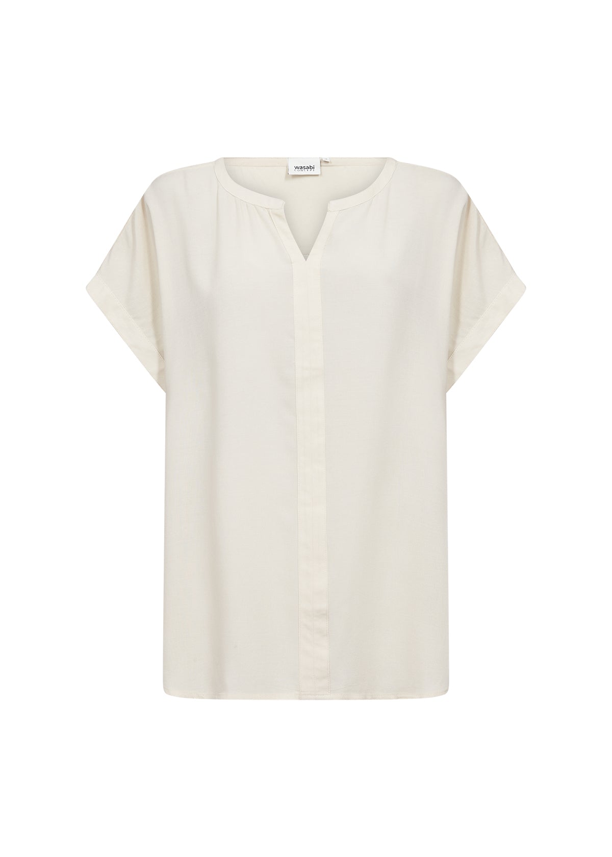 Sandfärgad blus från Wasabi W10622