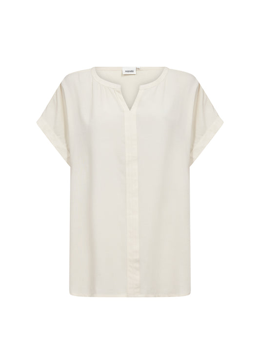 Sandfärgad blus från Wasabi W10622