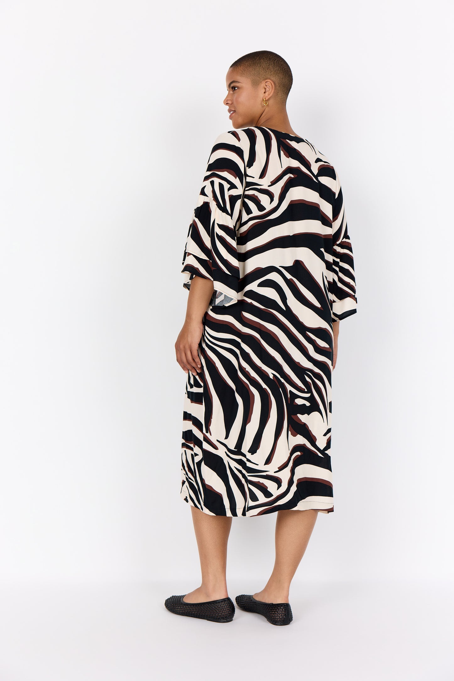 Mönstrad långskjorta/klänning från Wasabi W10696