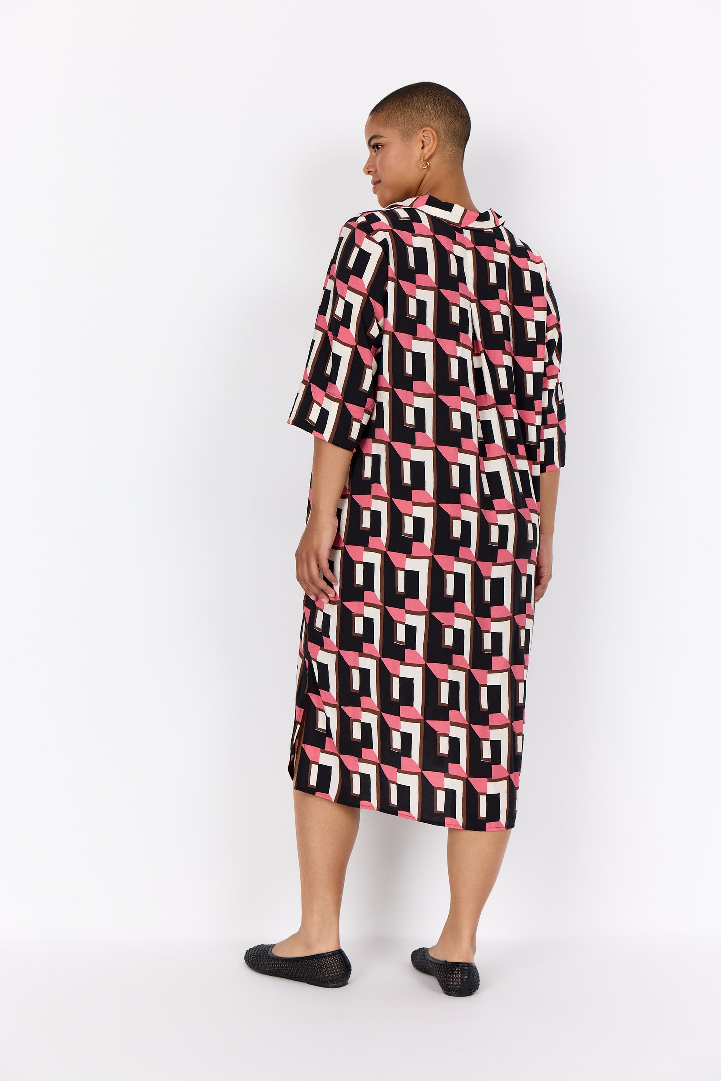 Mönstrad klänning från Wasabi W10724