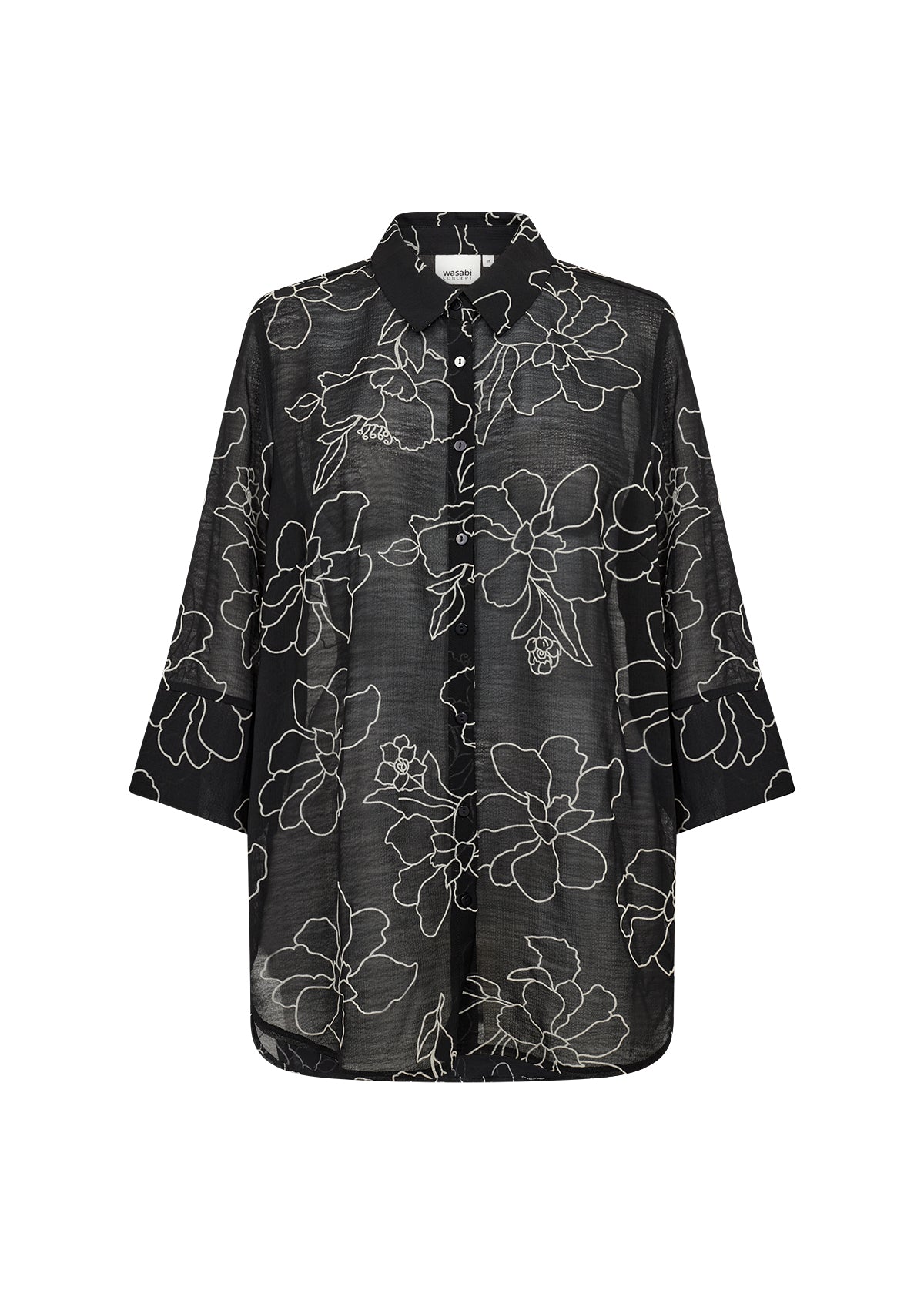 Blommig skjorta från wasabi W10729