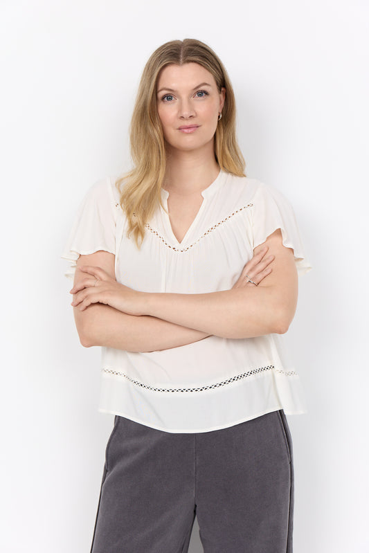 Vit blus från Wasabi W10828