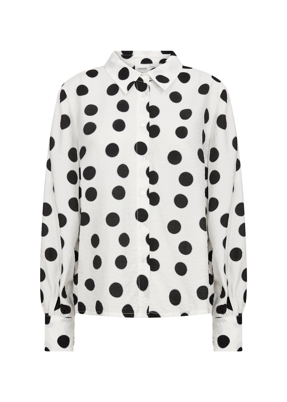 Prickig blus från Wasabi W10866