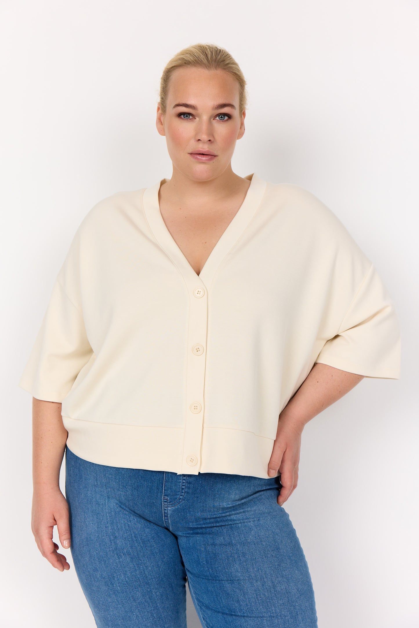 Beige kofta från Wasabi W20353