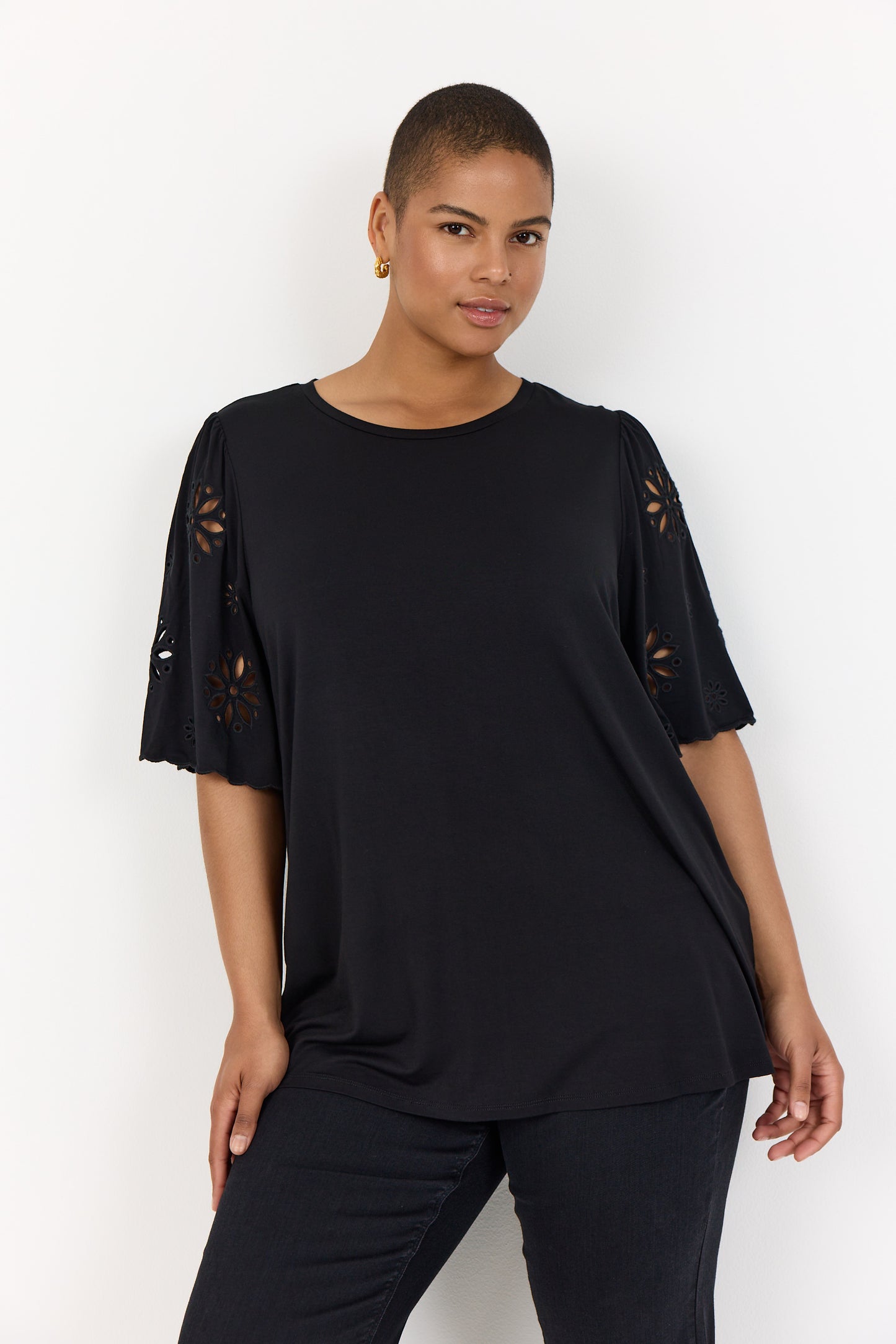 Svart T-shirt från Wasabi W20376