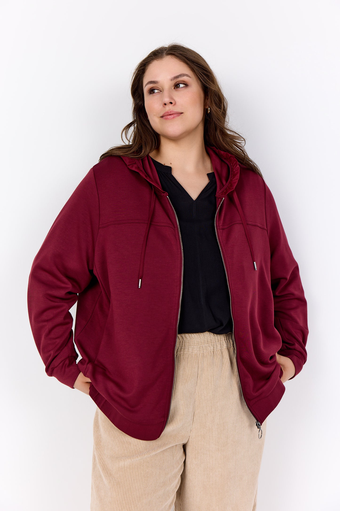 Vinröd kofta från Wasabi W20415