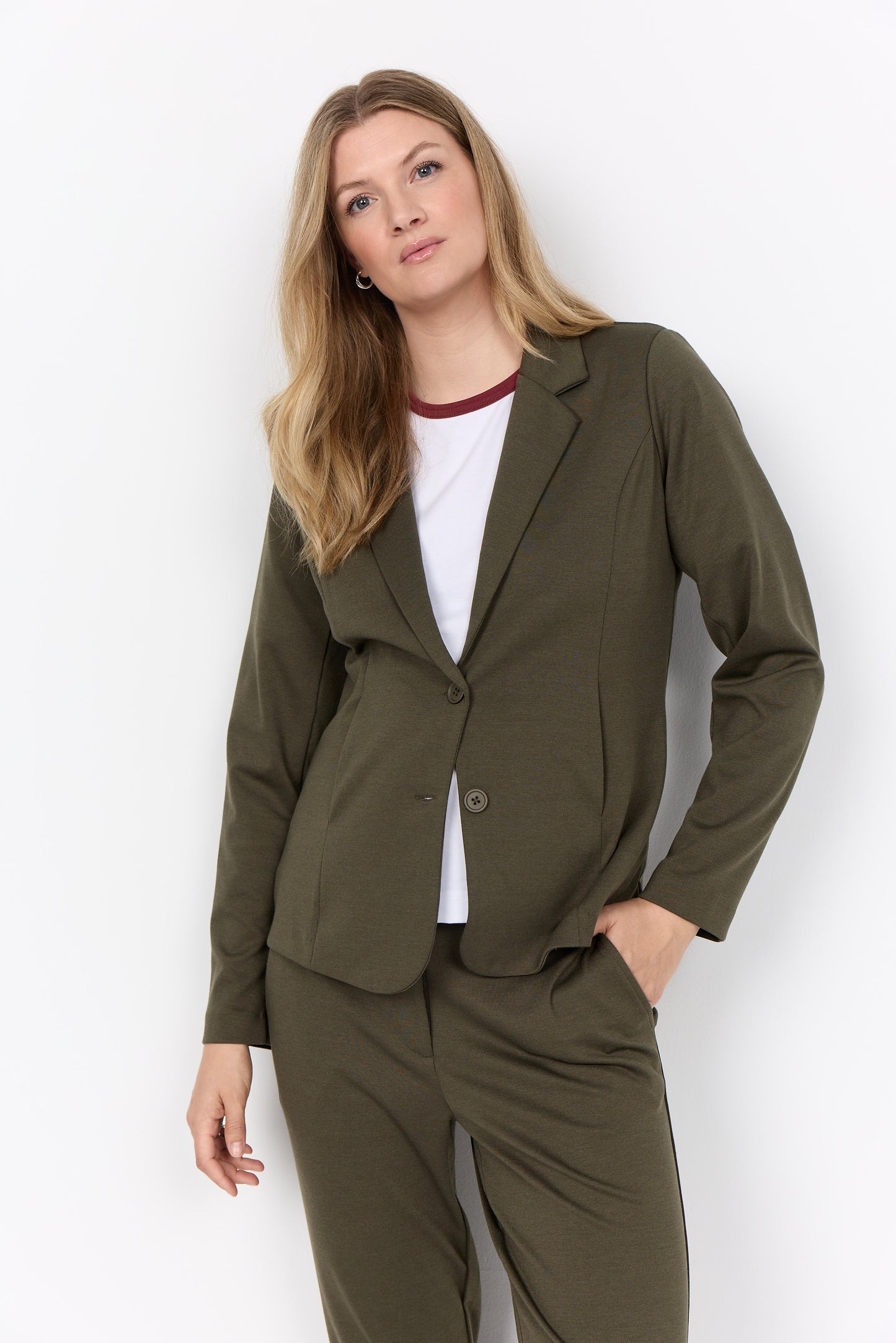 Grön kavaj från Wasabi W20485