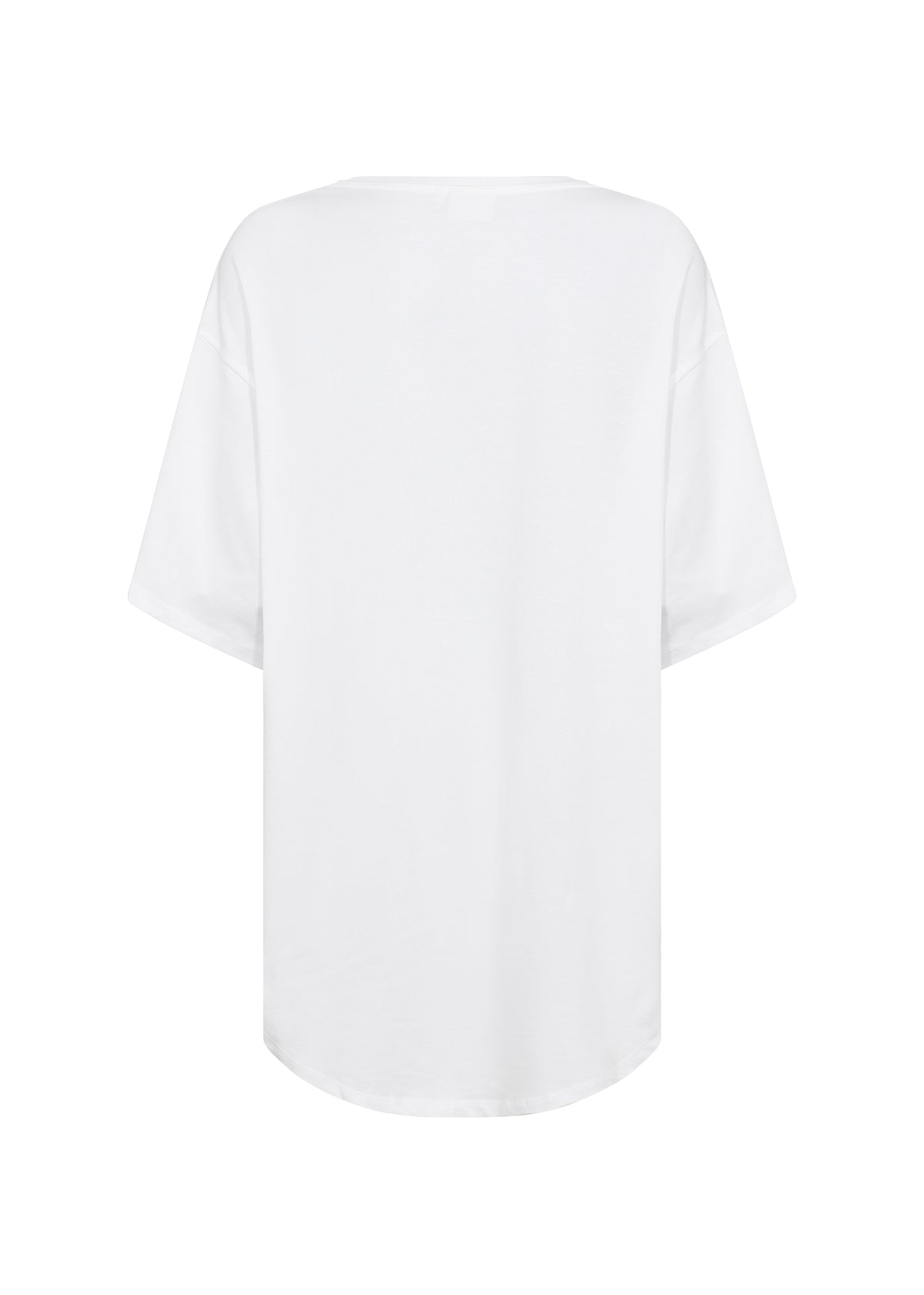 Vit oversize T-shirt från Wasabi W20535