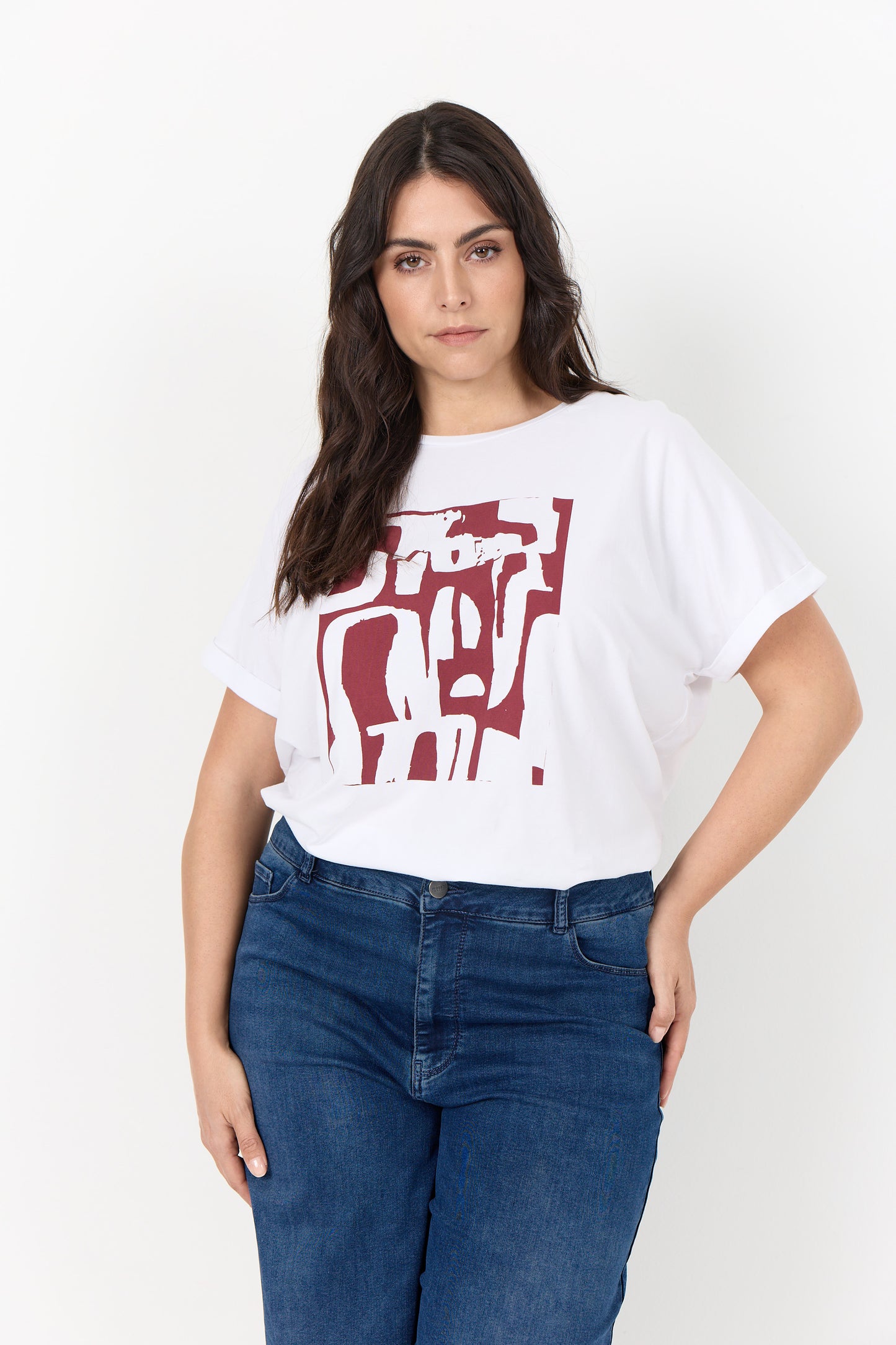 T-shirt med print från Wasabi W20634
