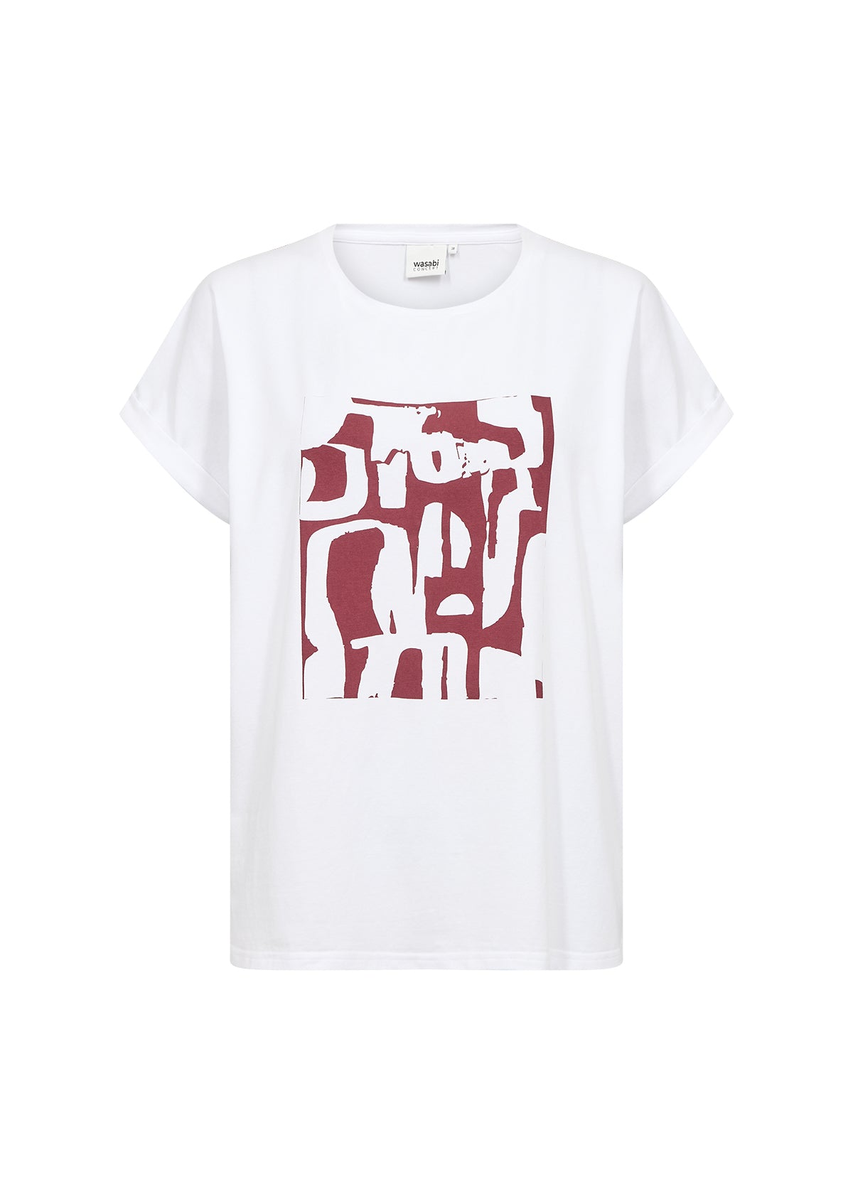 T-shirt med print från Wasabi W20634